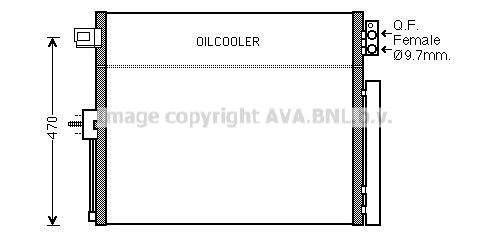 AVA QUALITY COOLING Конденсатор, кондиционер JE5061D